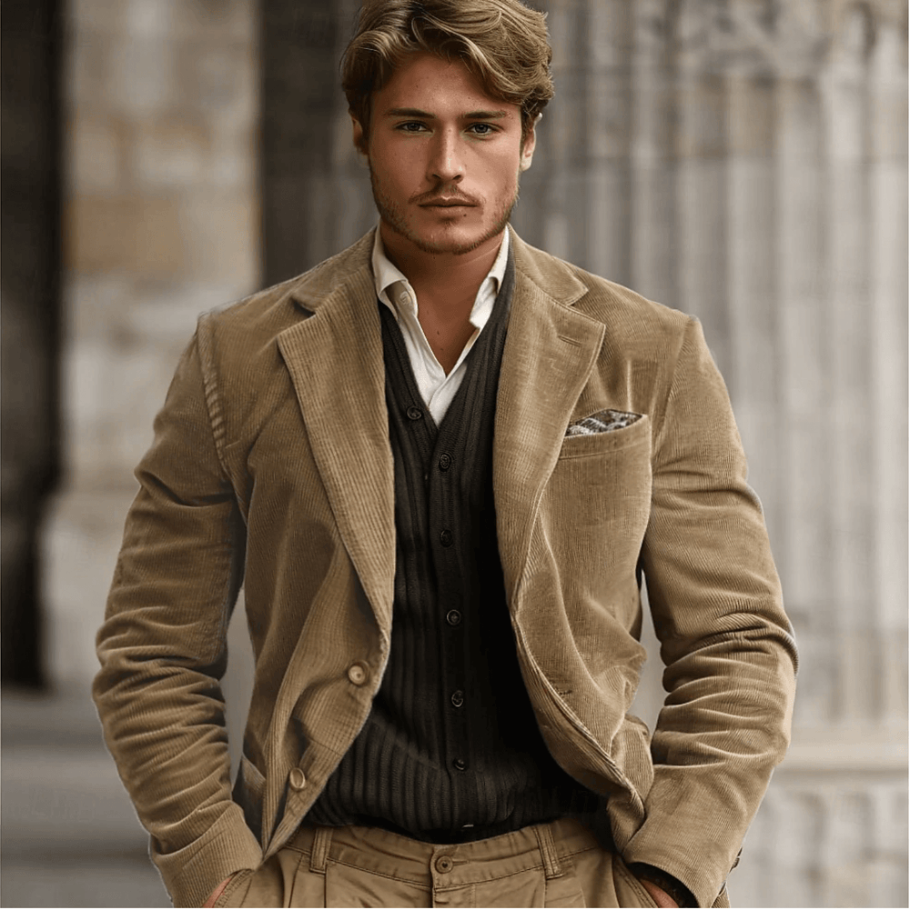 Heidi-Mode | Herren Slim Fit Cordura Blazerjacke