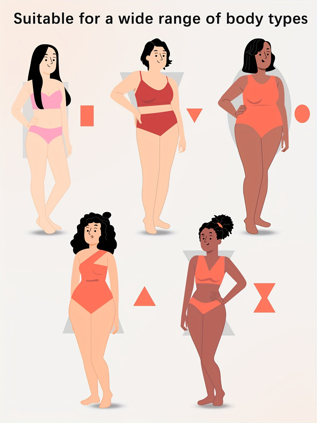 Heidi-Mode | Pack Nahtlose Figurformende Bodysuits für Damen