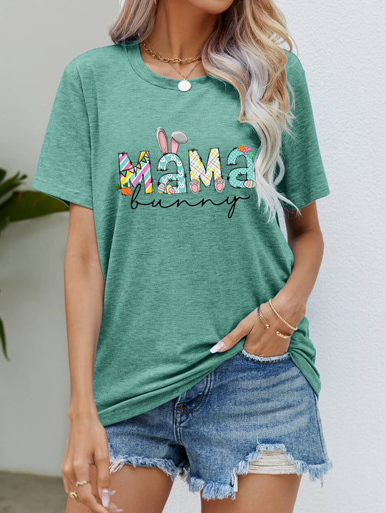 Heidi-Mode | Mama Bunny Ostern Grafik T-Shirt