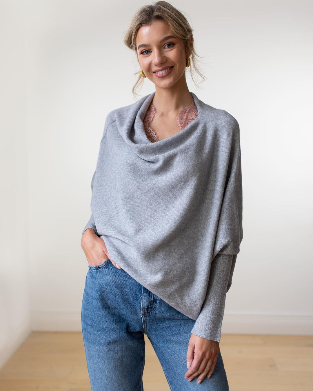 Heidi-Mode | Elegante Off-Shoulder Pullover Damen
