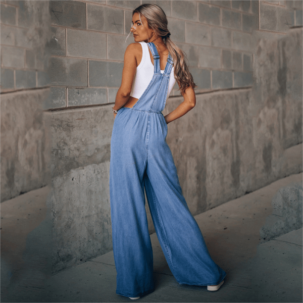 Heidi-Mode - Damen Denim Jumpsuit