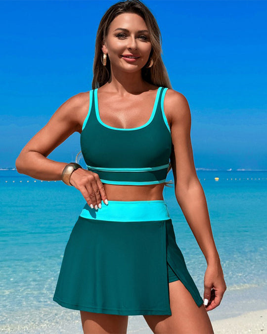 Heidi-Mode | Set Schnell Trocknend Zweiteiliges Schwimmrock