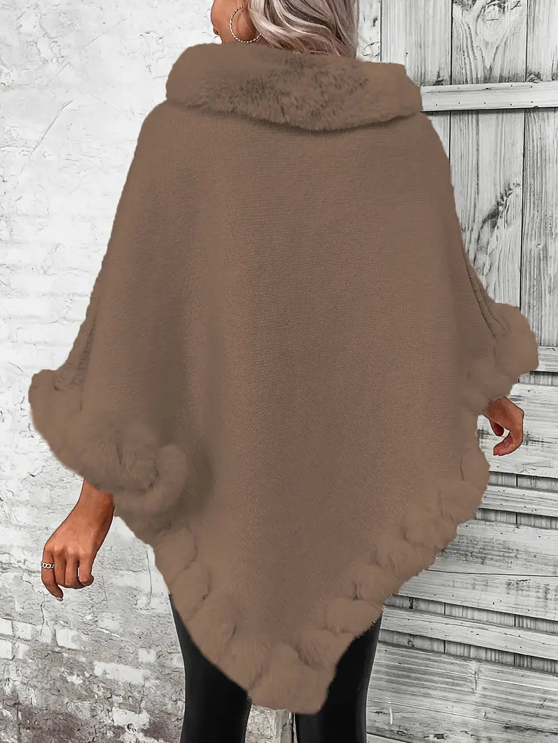 Heidi-Mode | Poncho-Style Strickpullover