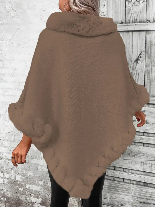 Heidi-Mode | Poncho-Style Strickpullover