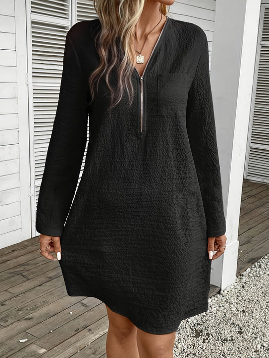 Zipperkleid Langarm - Sophie