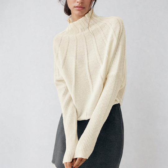 Heidi-Mode - Stylische Strickrollkragenpullover für den Winter für Frauen
