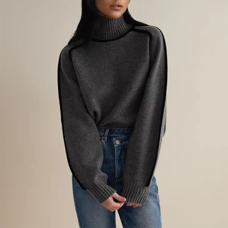 Luxe Kaschmir Rollkragenpullover