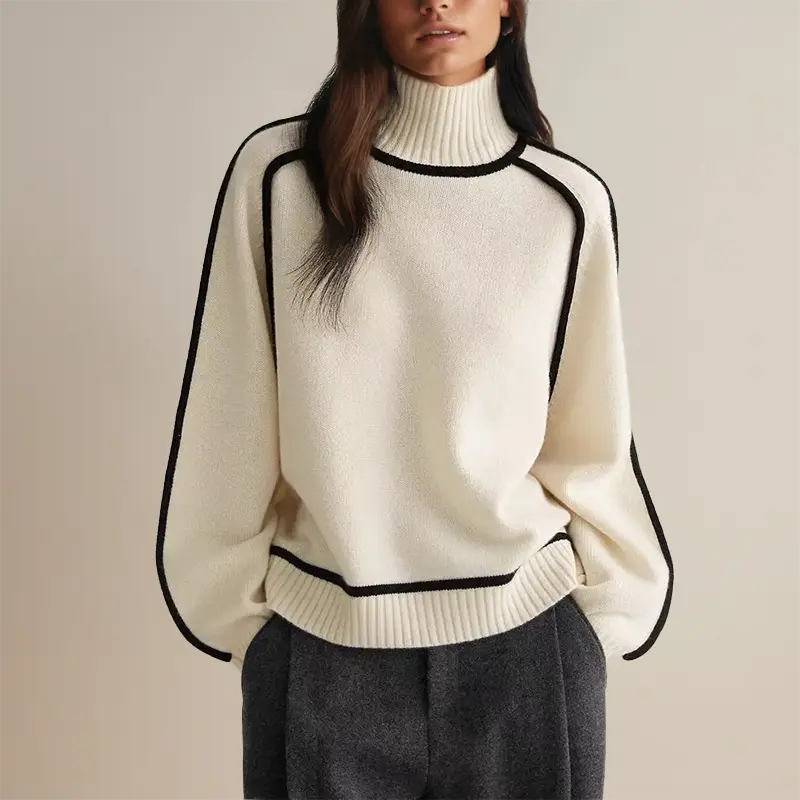 Luxe Kaschmir Rollkragenpullover