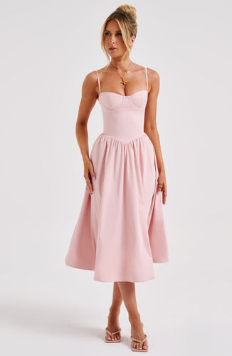 Heidi-Mode | Midi Kleid Blush