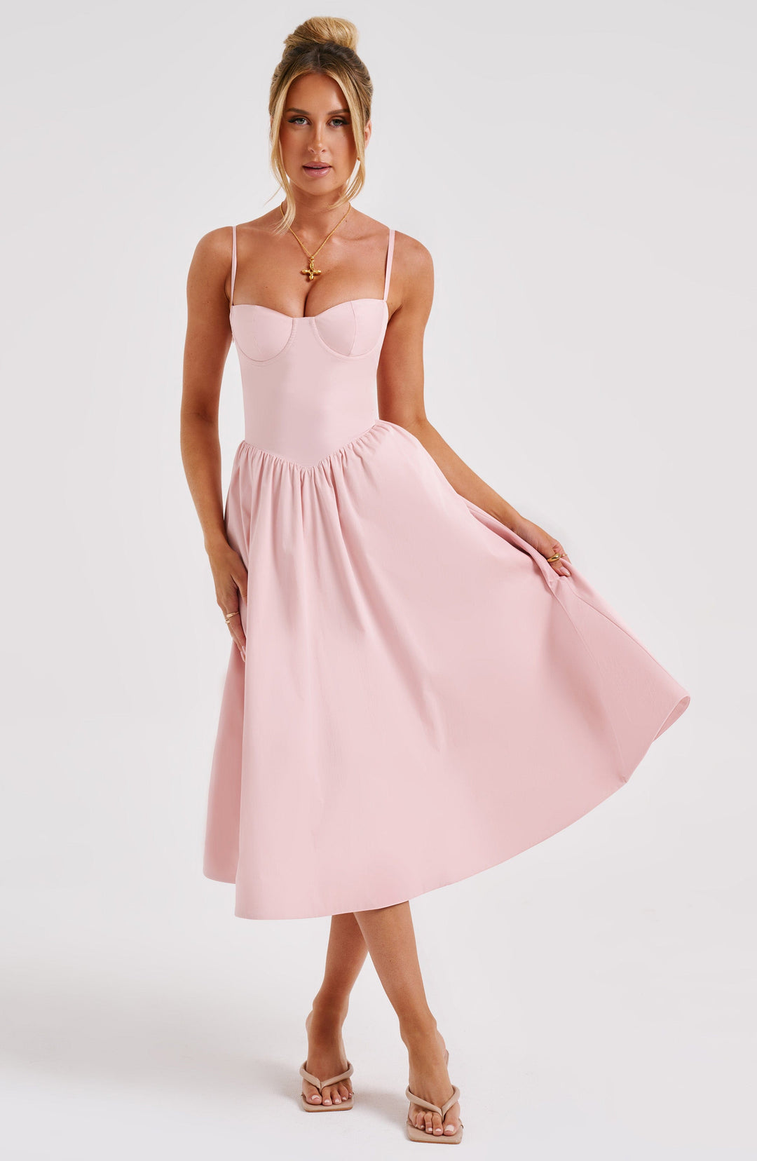 Heidi-Mode | Midi Kleid Blush