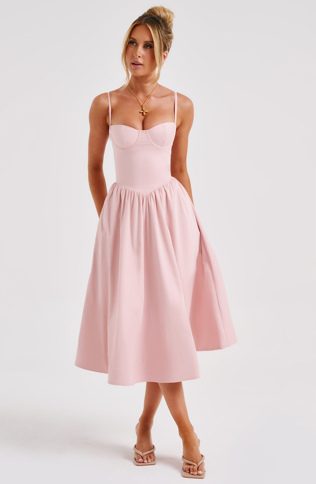 Heidi-Mode | Midi Kleid Blush