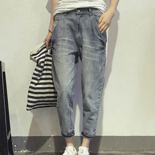 Heidi-Mode | Damen Baggy Jeans Leichte