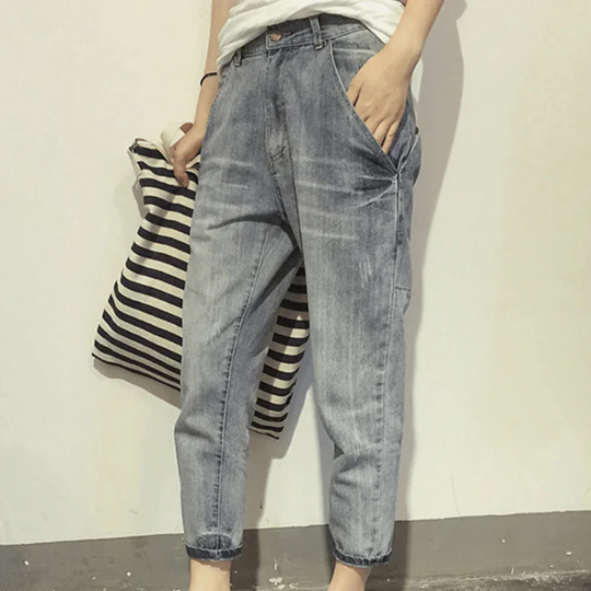 Heidi-Mode | Damen Baggy Jeans Leichte