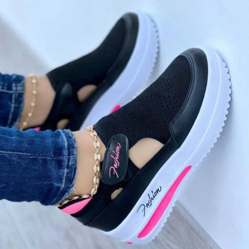 Heidi-Mode | Damen Bequeme Schuhe Plateau
