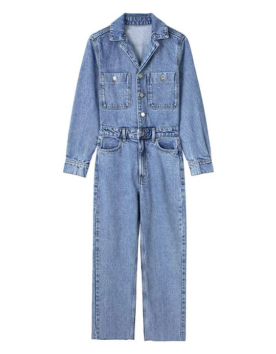 Heidi-Mode | Damen Elegant Jumpsuit Langarm