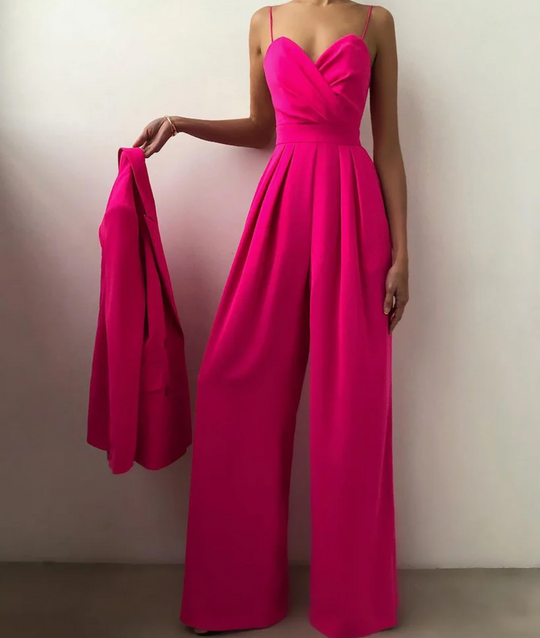 Heidi-Mode | Damen Elegant Jumpsuit Sommer
