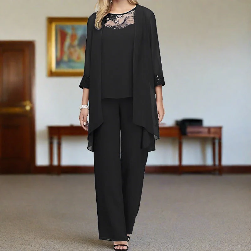 Heidi-Mode | Damen Elegant Zweiteiler Set Outfit
