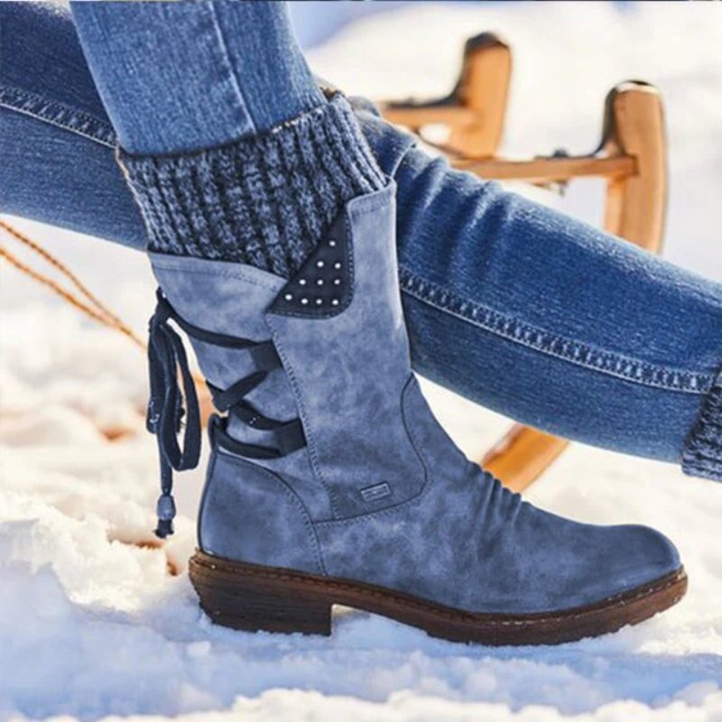 Heidi-Mode | Damen wasserdichte Winterstiefel Stiefel
