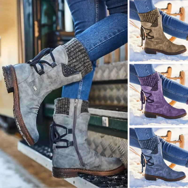 Heidi-Mode | Damen wasserdichte Winterstiefel Stiefel