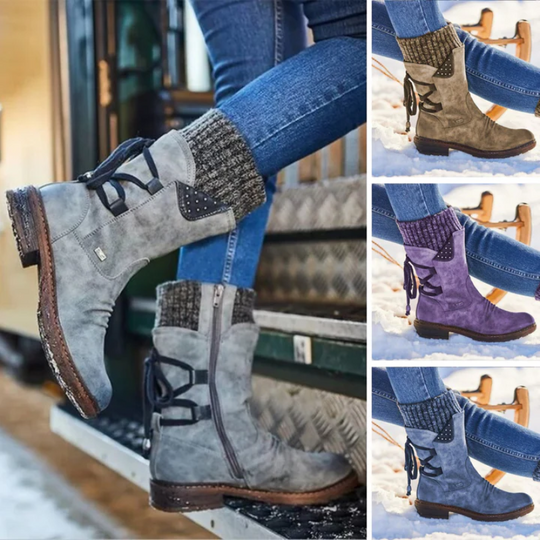 Heidi-Mode | Damen wasserdichte Winterstiefel Stiefel