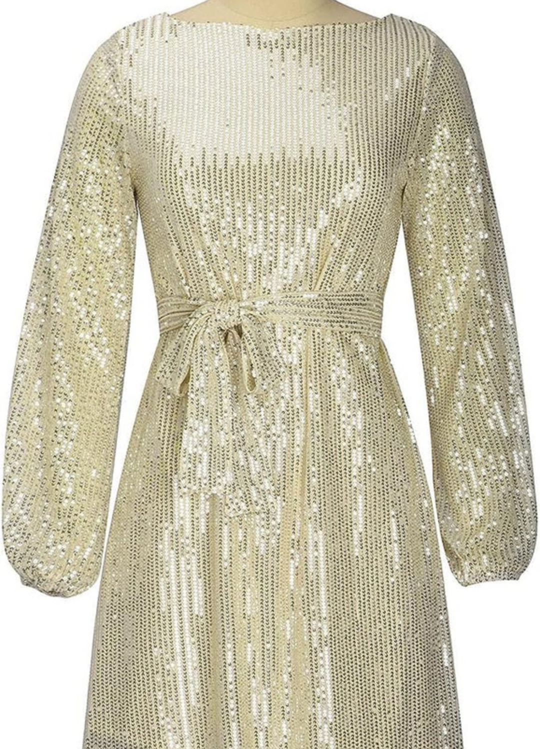 Heidi-Mode | Damen elegantes Paillettenkleid Mini