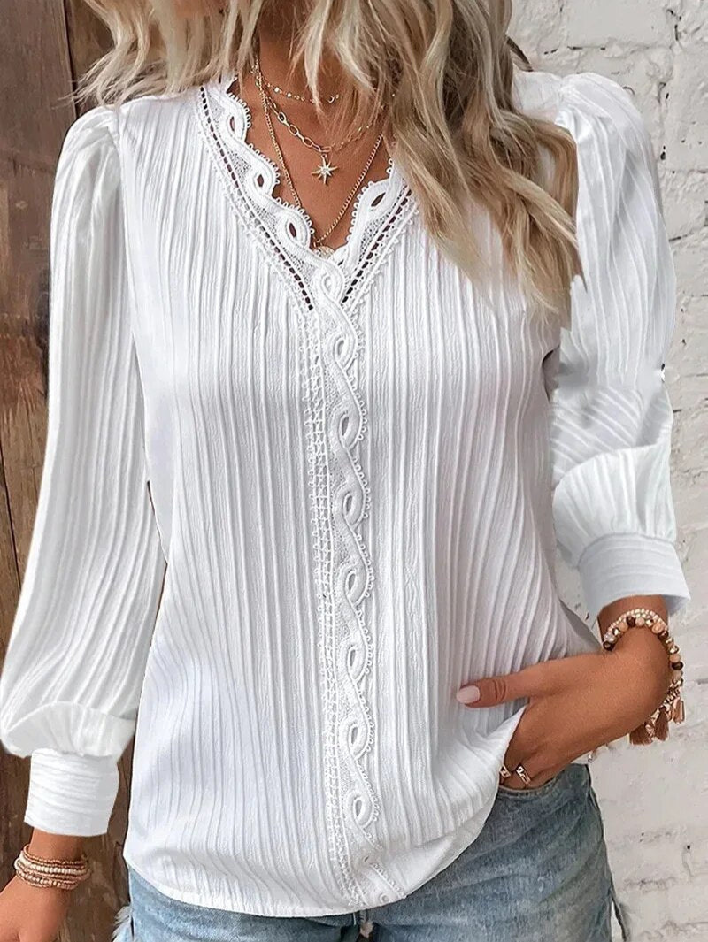 Heidi-Mode | Festliche Oberteile Damen Langarm Top