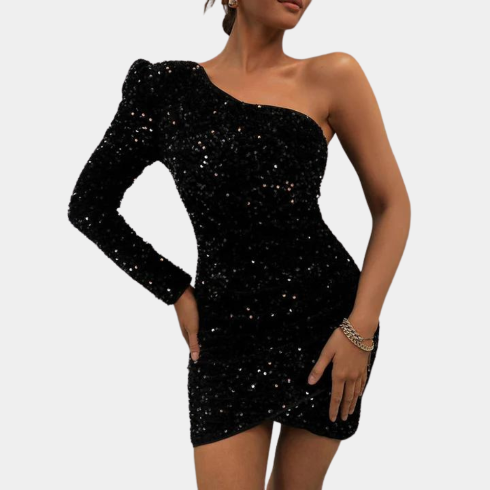 Heidi-Mode | Glitzer Partykleid Mini