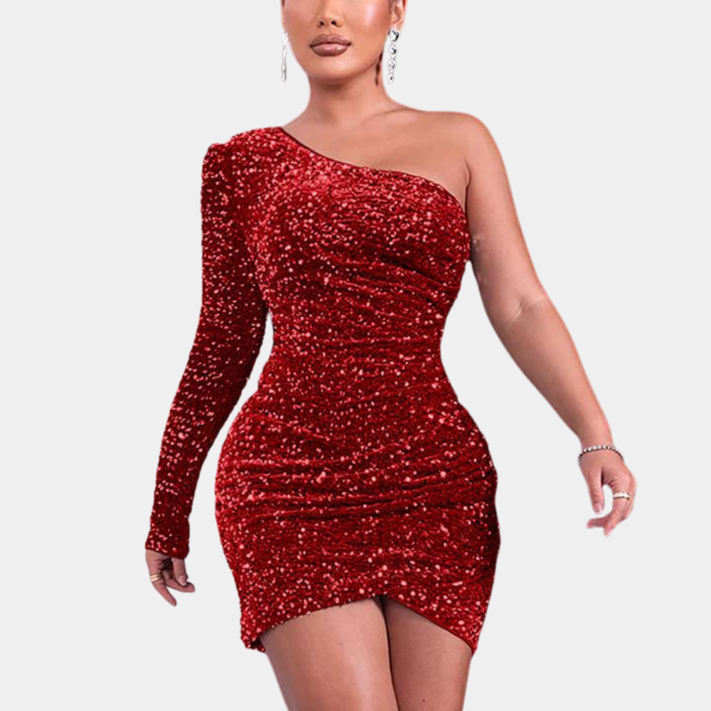 Heidi-Mode | Glitzer Partykleid Mini