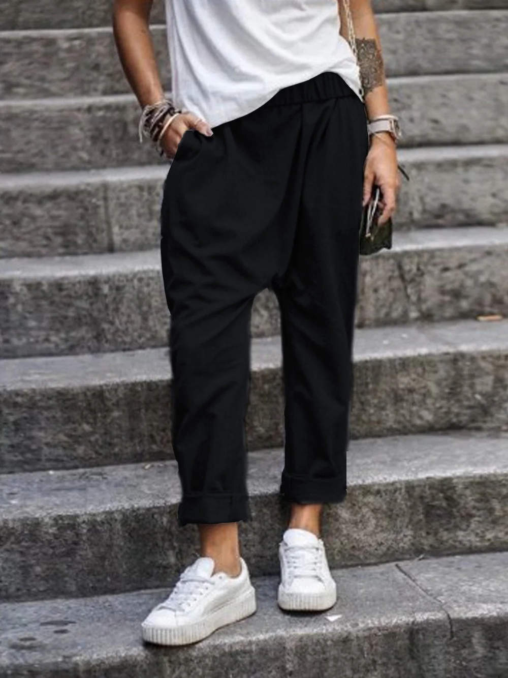 Heidi-Mode | Damen Baggy Hosen Weit