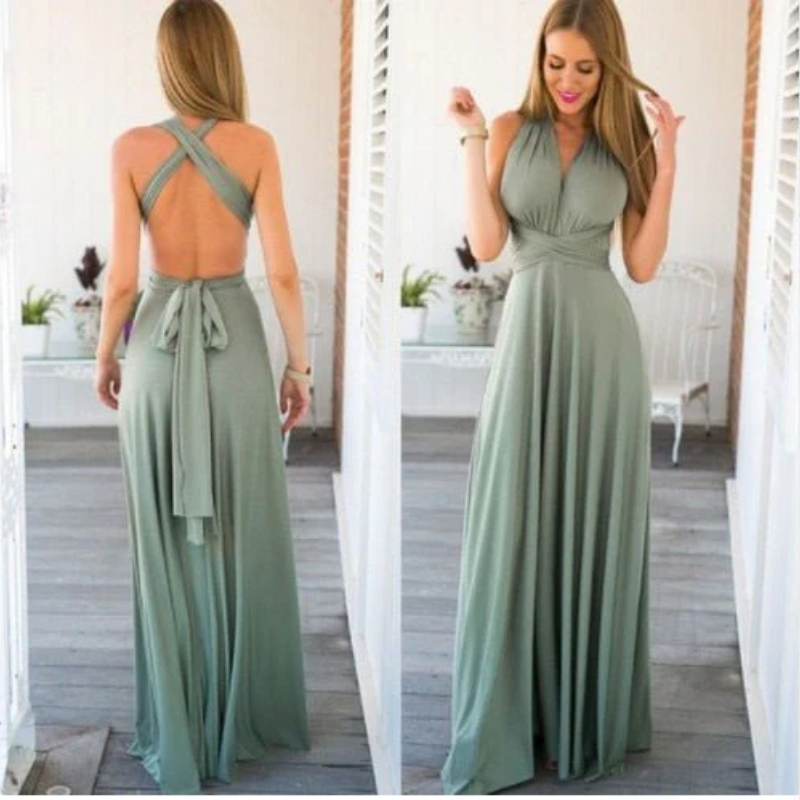 Heidi-Mode | Damen Hochzeitsgast Kleid Maxi
