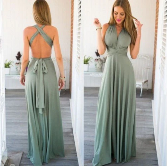 Heidi-Mode | Damen Hochzeitsgast Kleid Maxi