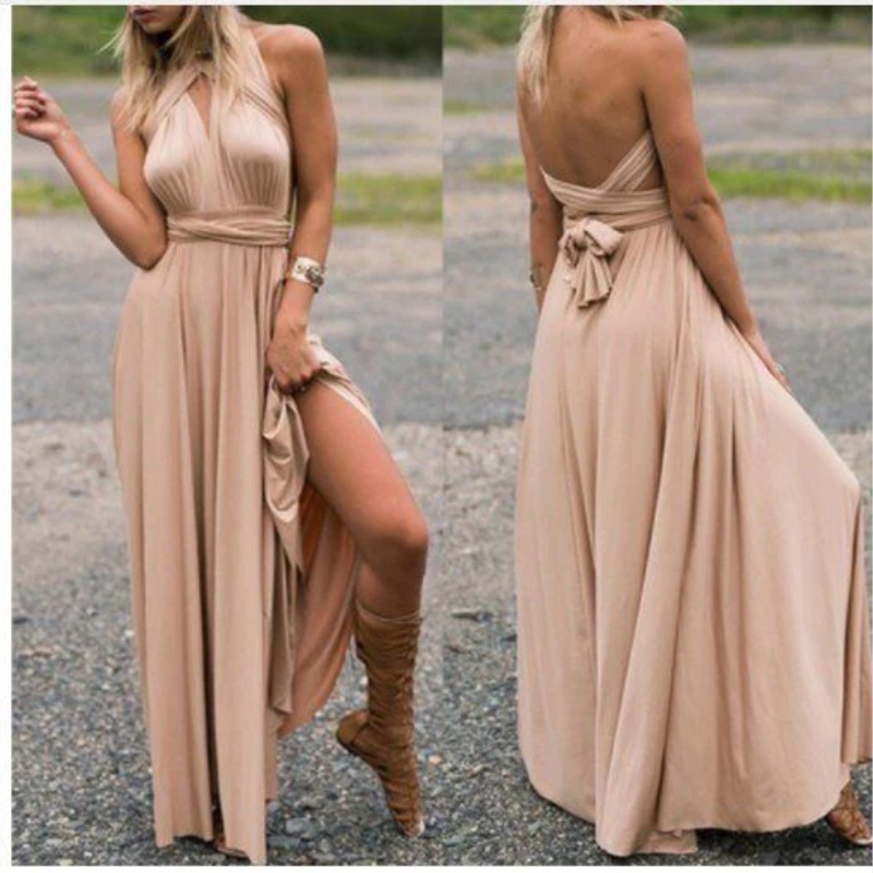 Heidi-Mode | Damen Hochzeitsgast Kleid Maxi