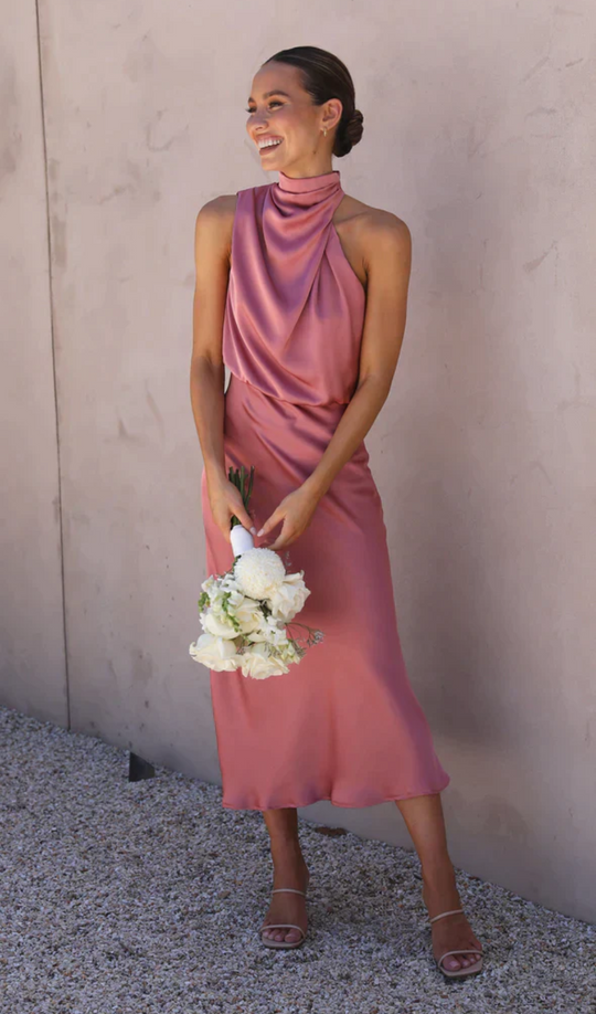 Heidi-Mode | Damen Hochzeitsgast Kleid Midi