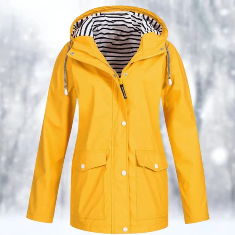 Heidi-Mode | Damen Kapuze Regenjacke Wasserdichte