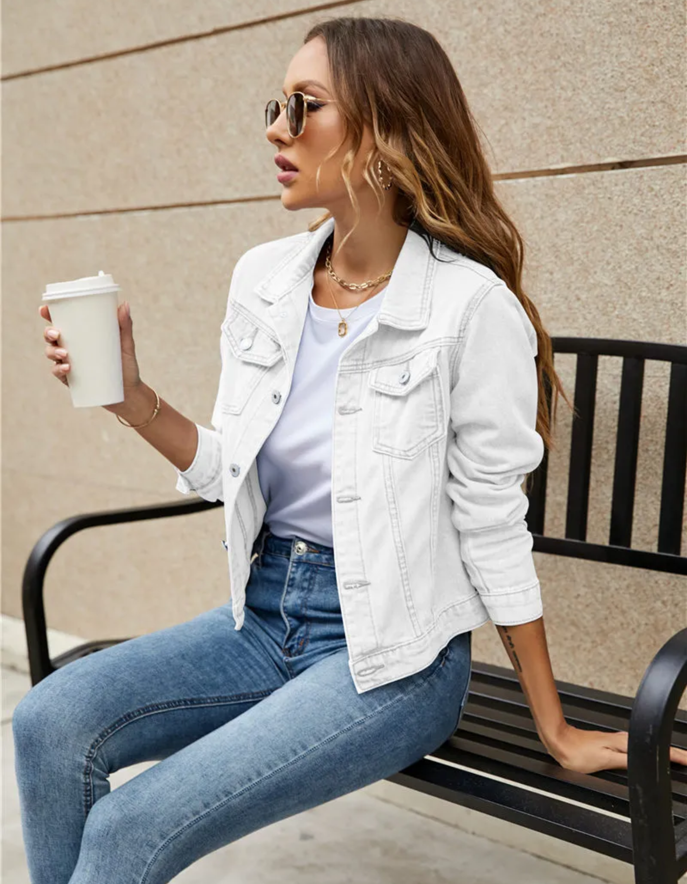 Heidi-Mode | Damen Elegant Sommerjacke Schwarz