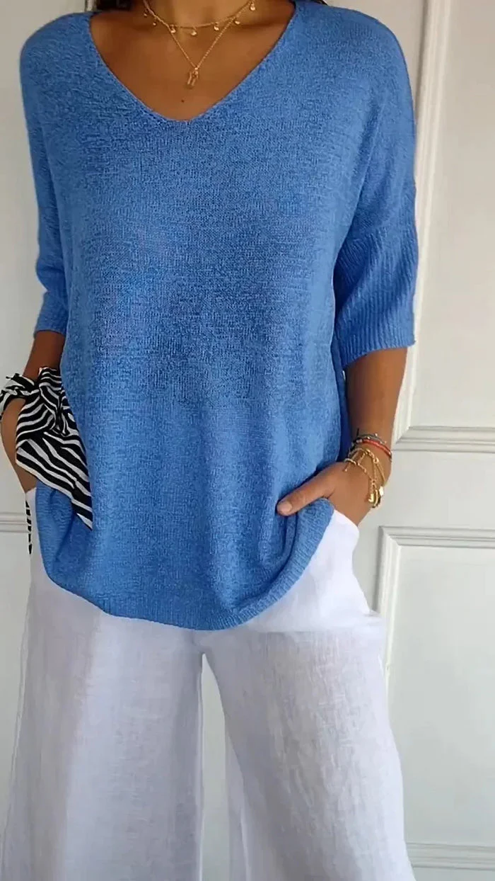 Heidi-Mode | Damen Langarm Shirt Stricktop