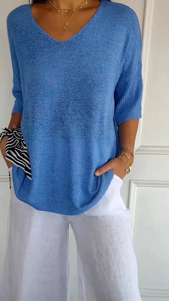 Heidi-Mode | Damen Langarm Shirt Stricktop