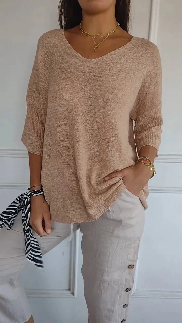 Heidi-Mode | Damen Langarm Shirt Stricktop