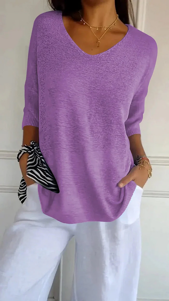 Heidi-Mode | Damen Langarm Shirt Stricktop
