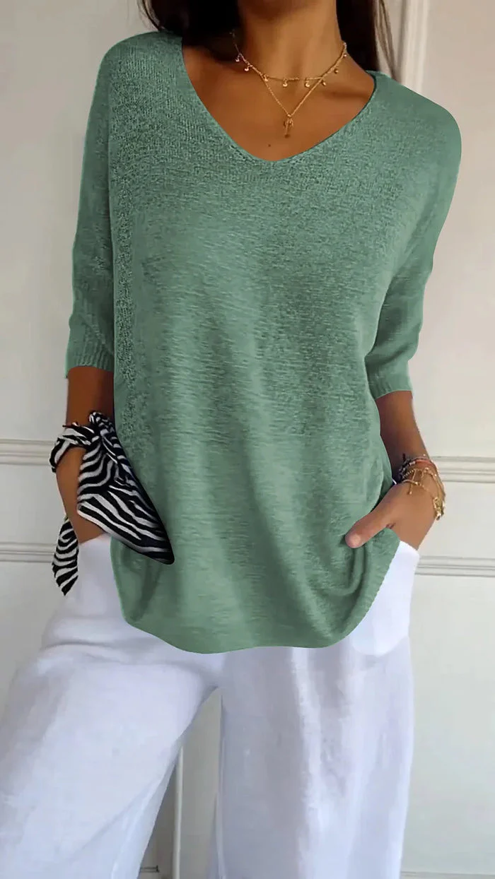 Heidi-Mode | Damen Langarm Shirt Stricktop