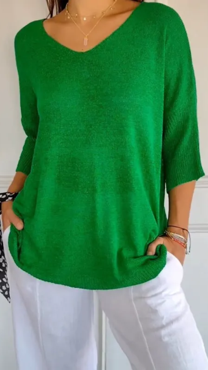 Heidi-Mode | Damen Langarm Shirt Stricktop