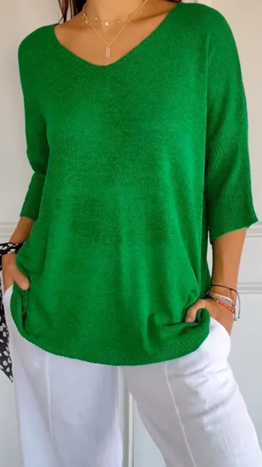 Heidi-Mode | Damen Langarm Shirt Stricktop