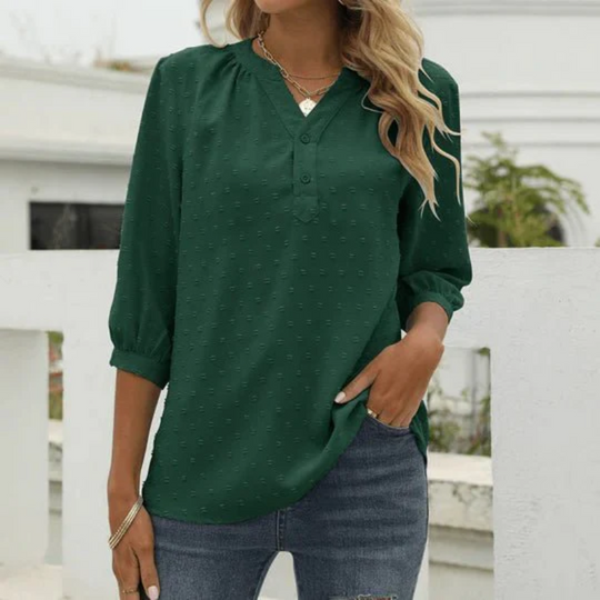 Heidi-Mode | Damen Langarm Oberteile Elegant Top