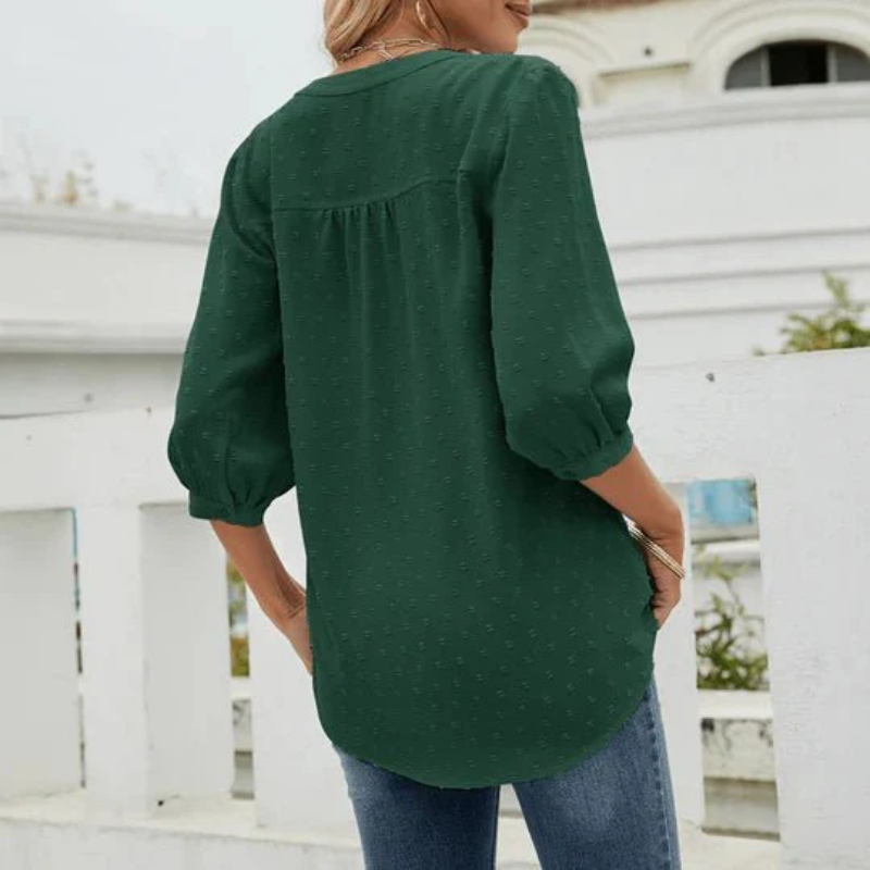 Heidi-Mode | Damen Langarm Oberteile Elegant Top