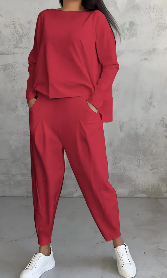Heidi-Mode | Damen Elegant Zweiteiler Komplettes Outfit