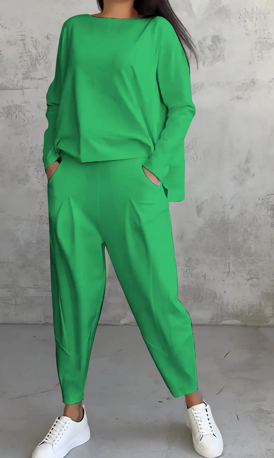 Heidi-Mode | Damen Elegant Zweiteiler Komplettes Outfit