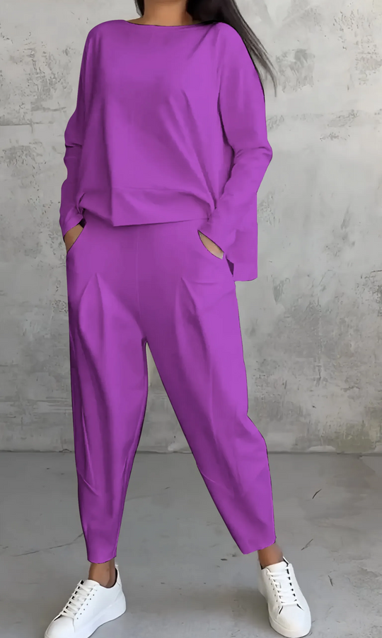 Heidi-Mode | Damen Elegant Zweiteiler Komplettes Outfit