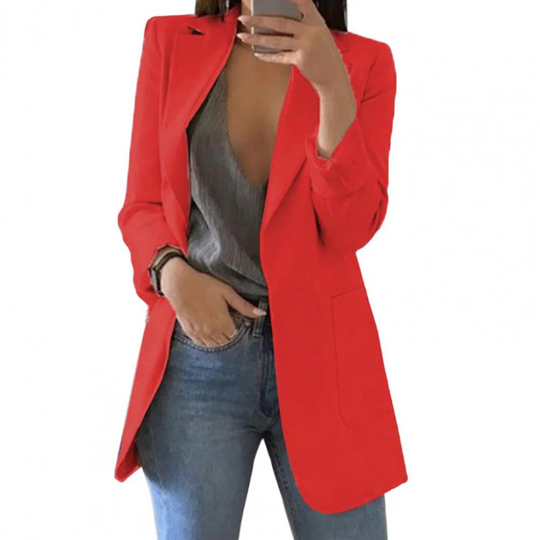 Heidi-Mode | Damen Lange Blazer Moderne Mantel