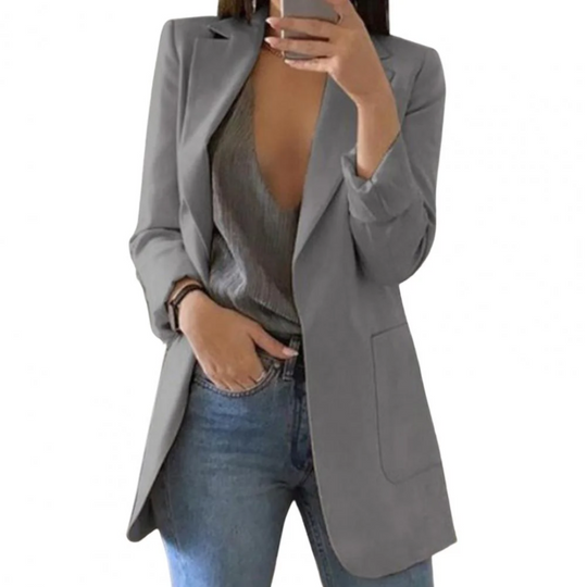 Heidi-Mode | Damen Lange Blazer Moderne Mantel