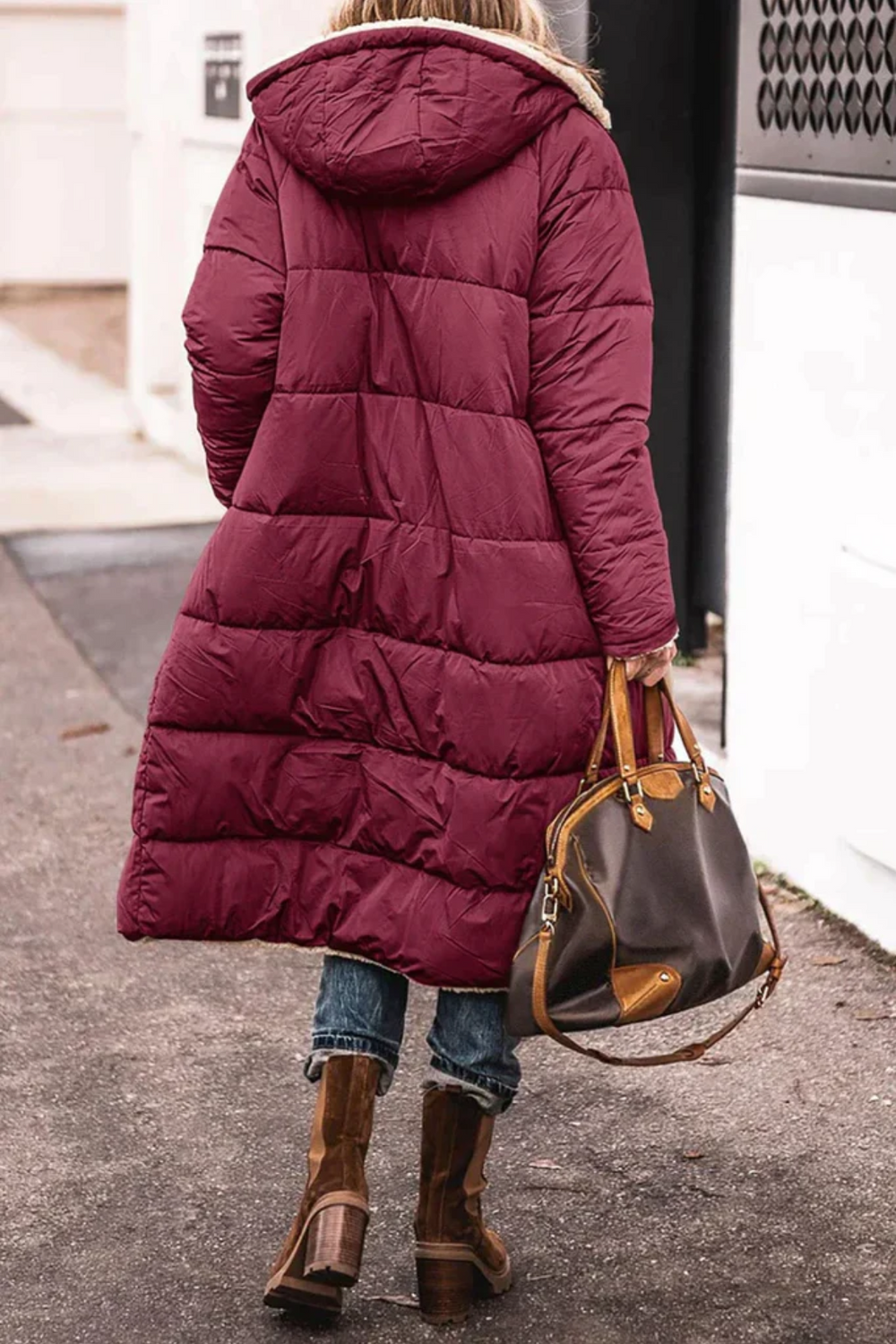 Heidi-Mode | Damen Leichte Daunenjacke Teddy Jacke